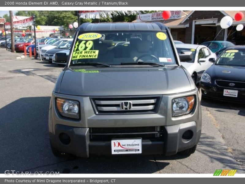 Galaxy Gray Metallic / Titanium/Black 2008 Honda Element EX AWD