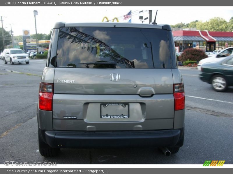 Galaxy Gray Metallic / Titanium/Black 2008 Honda Element EX AWD