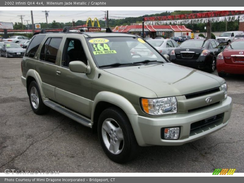 Millenium Jade Metallic / Graphite 2002 Infiniti QX4 4x4