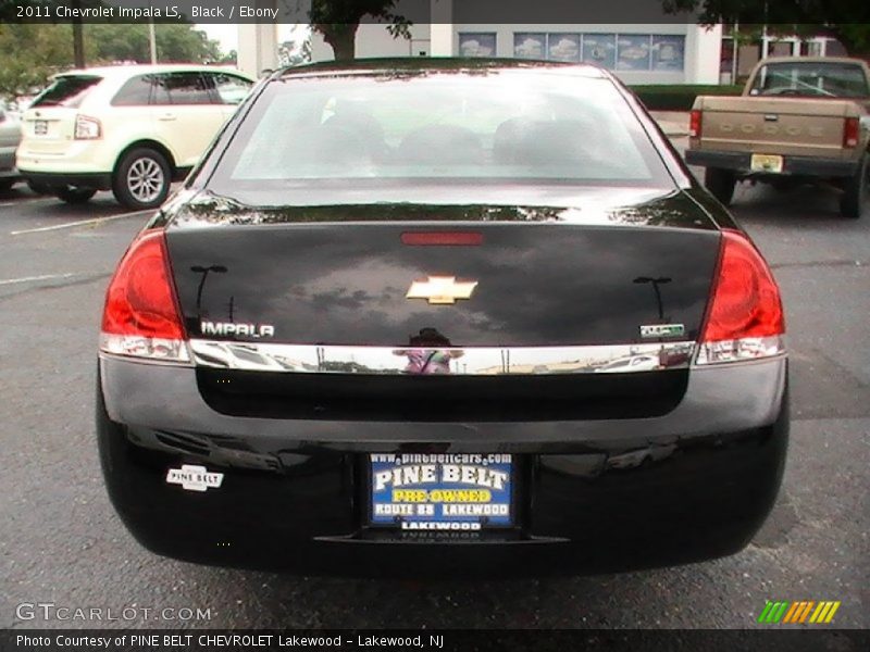 Black / Ebony 2011 Chevrolet Impala LS