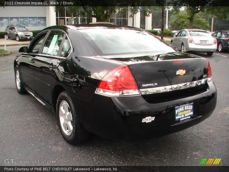 Black / Ebony 2011 Chevrolet Impala LS