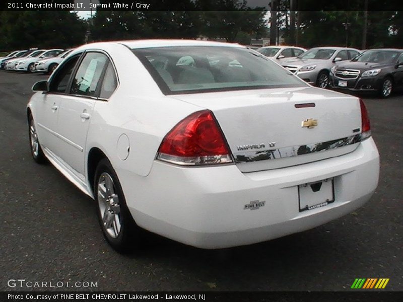 Summit White / Gray 2011 Chevrolet Impala LT