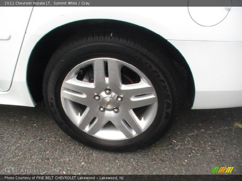 Summit White / Gray 2011 Chevrolet Impala LT