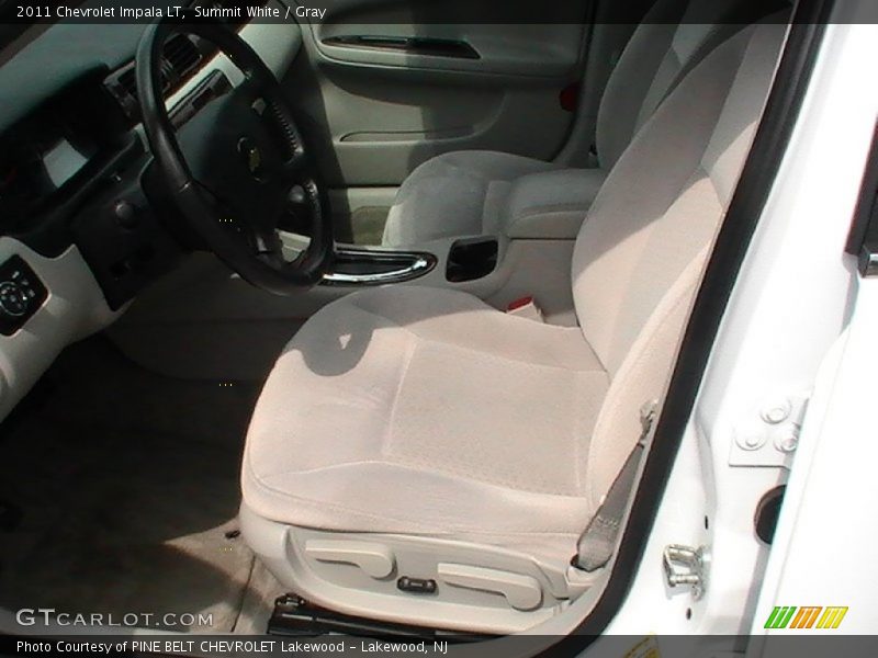 Summit White / Gray 2011 Chevrolet Impala LT