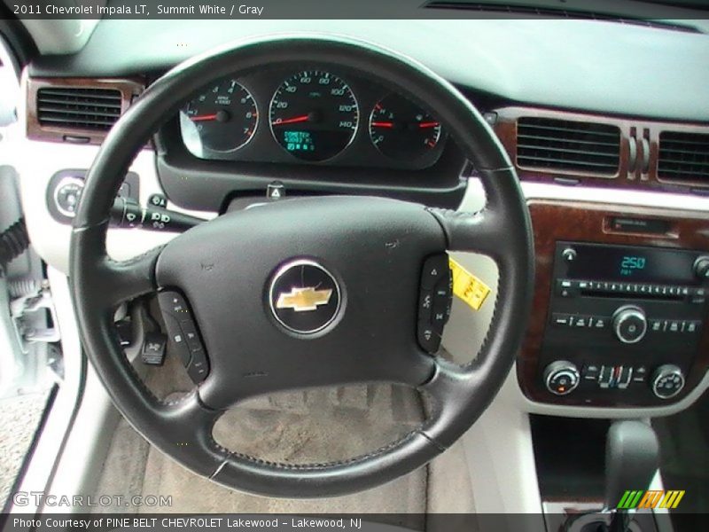 Summit White / Gray 2011 Chevrolet Impala LT