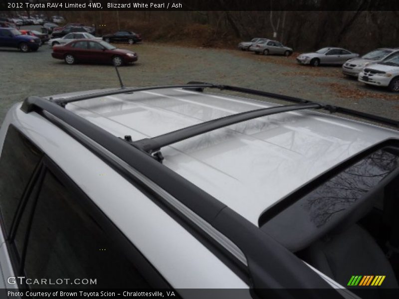 Blizzard White Pearl / Ash 2012 Toyota RAV4 Limited 4WD