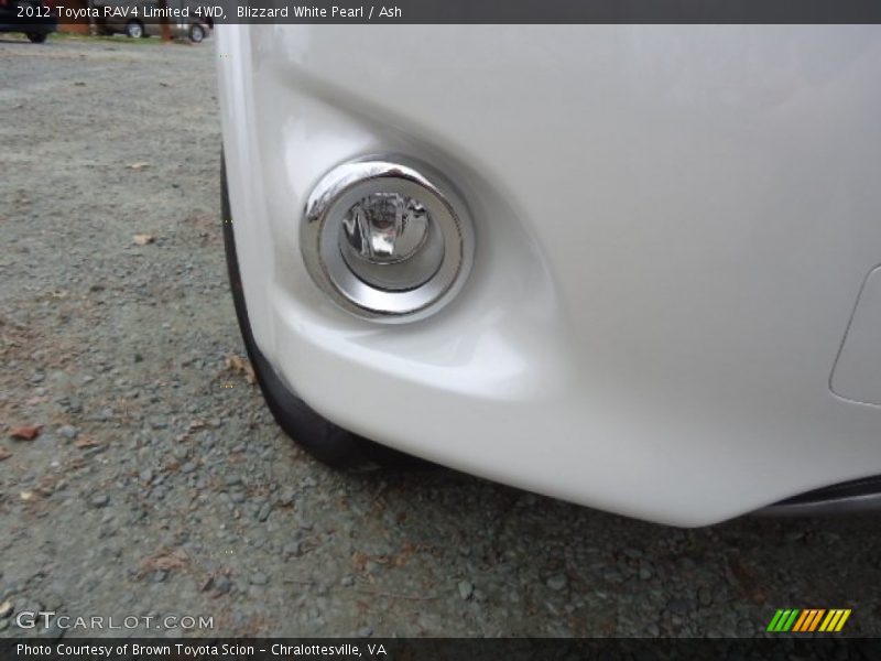 Blizzard White Pearl / Ash 2012 Toyota RAV4 Limited 4WD