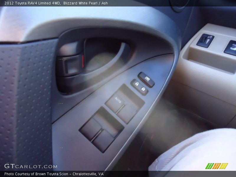 Blizzard White Pearl / Ash 2012 Toyota RAV4 Limited 4WD