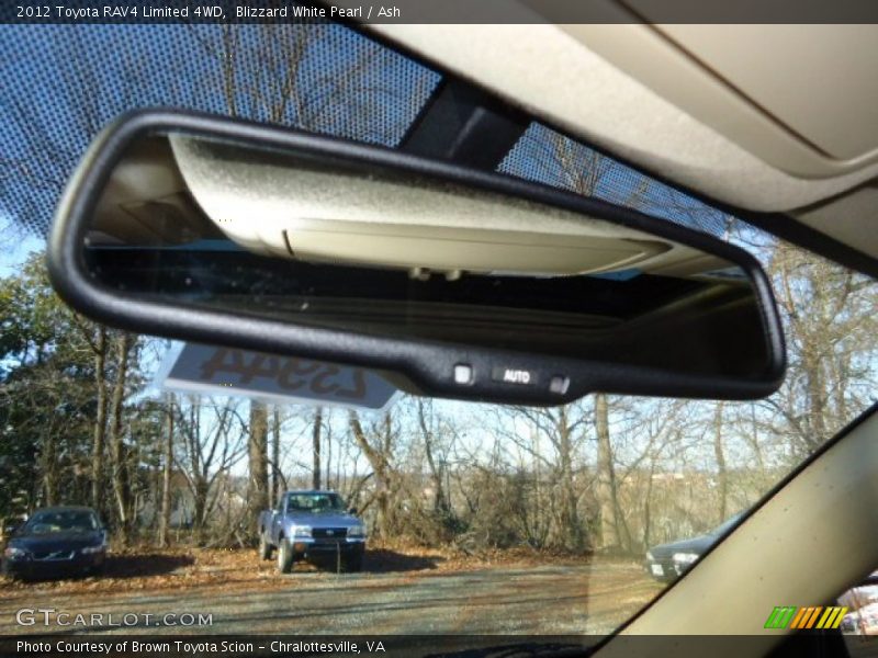 Blizzard White Pearl / Ash 2012 Toyota RAV4 Limited 4WD