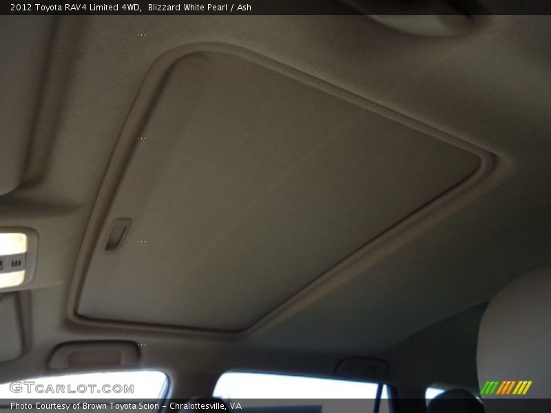 Blizzard White Pearl / Ash 2012 Toyota RAV4 Limited 4WD