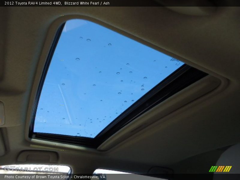 Blizzard White Pearl / Ash 2012 Toyota RAV4 Limited 4WD