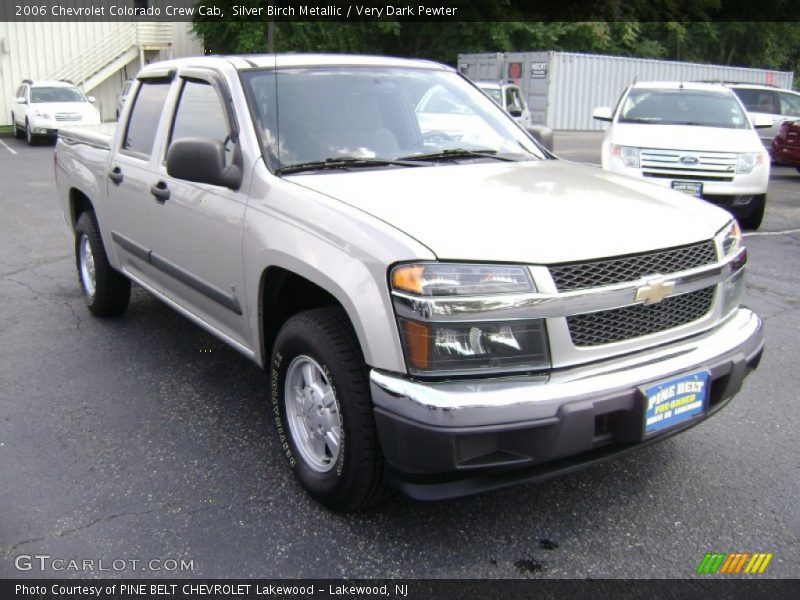 Silver Birch Metallic / Very Dark Pewter 2006 Chevrolet Colorado Crew Cab