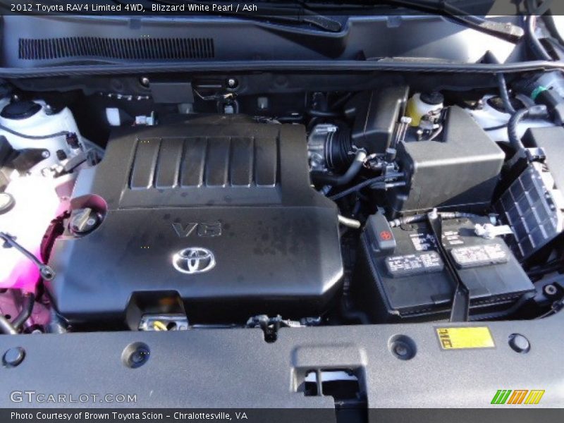 Blizzard White Pearl / Ash 2012 Toyota RAV4 Limited 4WD