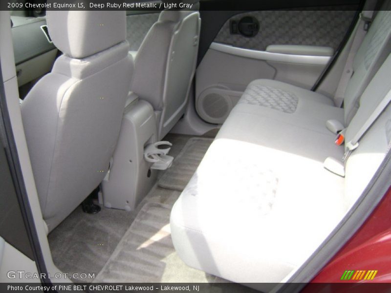Deep Ruby Red Metallic / Light Gray 2009 Chevrolet Equinox LS