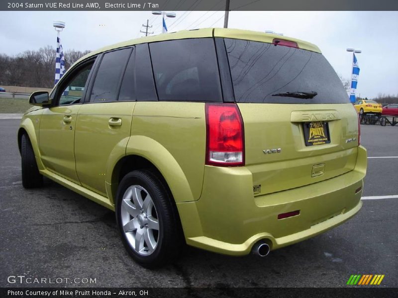 Electric Lime / Tan 2004 Saturn VUE Red Line AWD