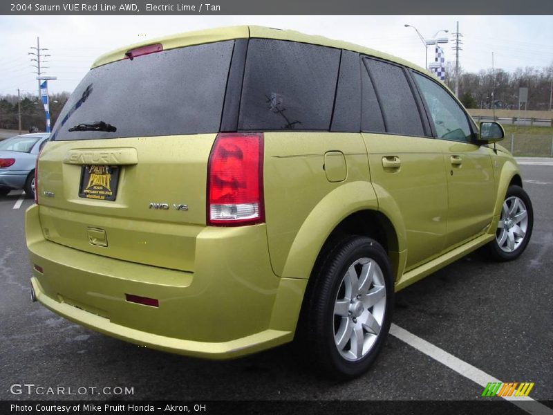 Electric Lime / Tan 2004 Saturn VUE Red Line AWD