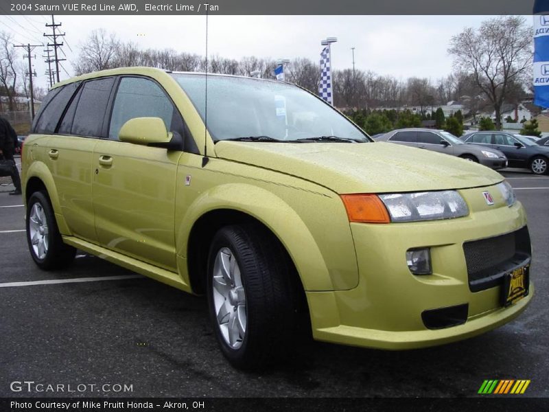 Electric Lime / Tan 2004 Saturn VUE Red Line AWD