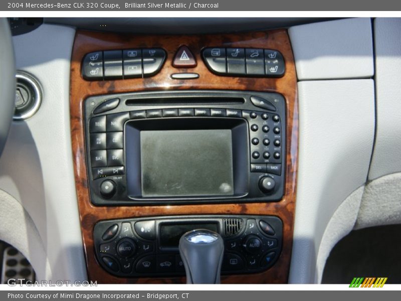 Brilliant Silver Metallic / Charcoal 2004 Mercedes-Benz CLK 320 Coupe