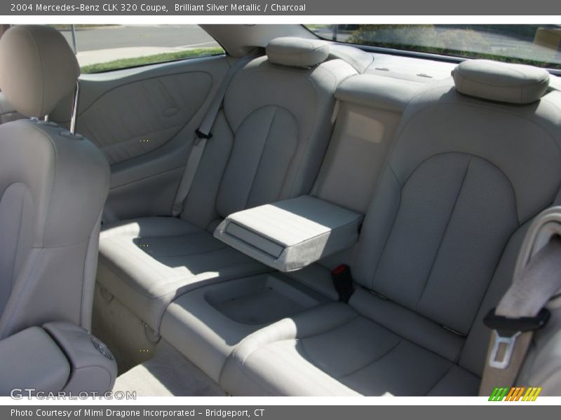 Brilliant Silver Metallic / Charcoal 2004 Mercedes-Benz CLK 320 Coupe