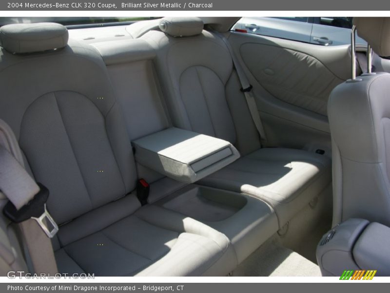 Brilliant Silver Metallic / Charcoal 2004 Mercedes-Benz CLK 320 Coupe
