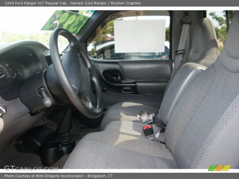 Harvest Gold Metallic / Medium Graphite 1999 Ford Ranger XLT Regular Cab