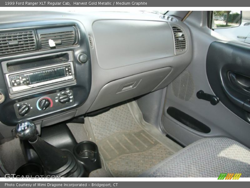 Harvest Gold Metallic / Medium Graphite 1999 Ford Ranger XLT Regular Cab