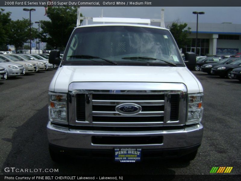 Oxford White / Medium Flint 2008 Ford E Series Van E350 Super Duty Commericial