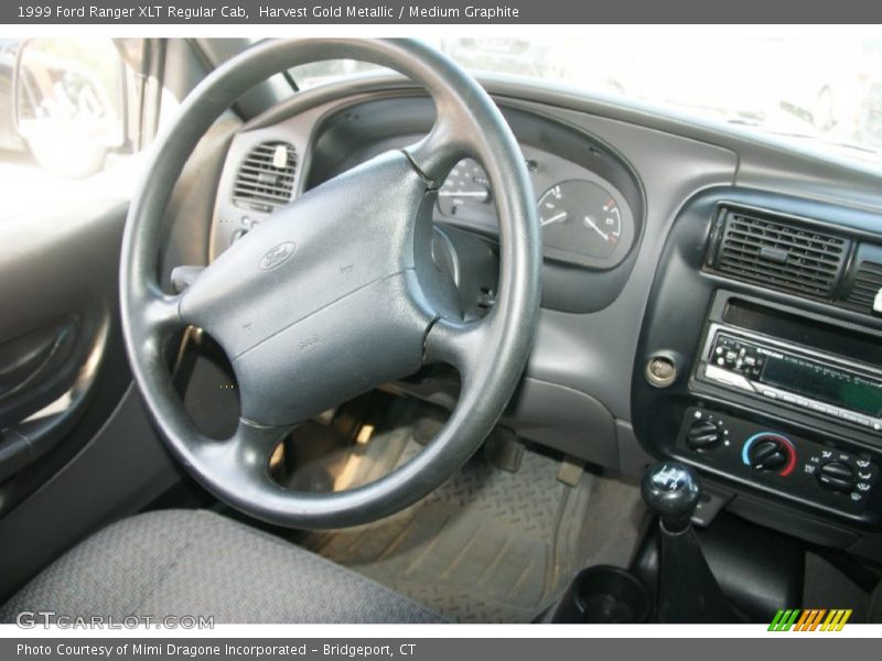 Harvest Gold Metallic / Medium Graphite 1999 Ford Ranger XLT Regular Cab