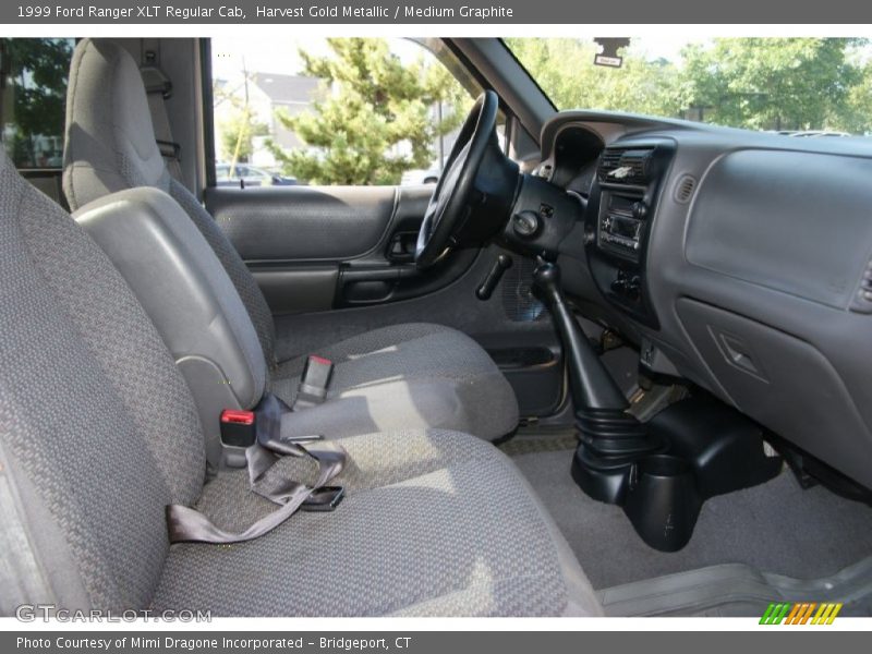 Harvest Gold Metallic / Medium Graphite 1999 Ford Ranger XLT Regular Cab