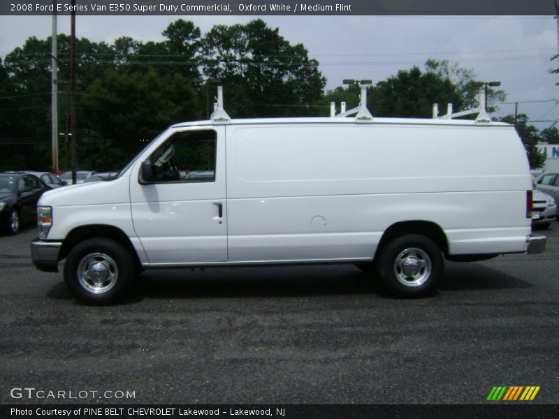 Oxford White / Medium Flint 2008 Ford E Series Van E350 Super Duty Commericial