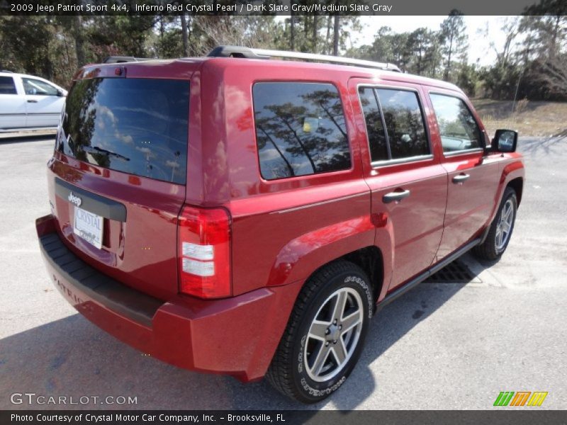 Inferno Red Crystal Pearl / Dark Slate Gray/Medium Slate Gray 2009 Jeep Patriot Sport 4x4