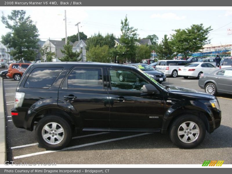 Black / Black 2008 Mercury Mariner V6 4WD