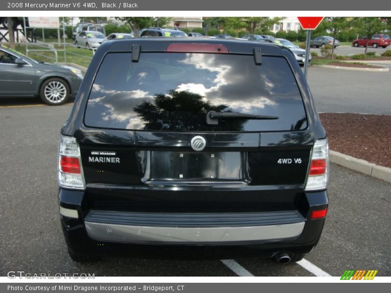 Black / Black 2008 Mercury Mariner V6 4WD