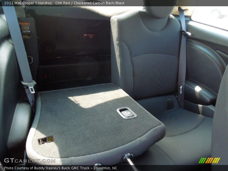 Chili Red / Checkered Carbon Black/Black 2011 Mini Cooper S Hardtop