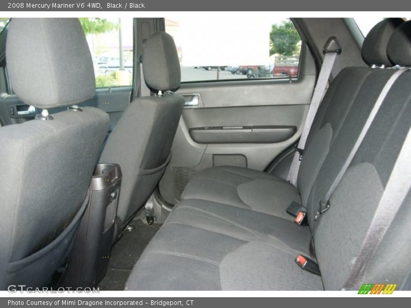 Black / Black 2008 Mercury Mariner V6 4WD