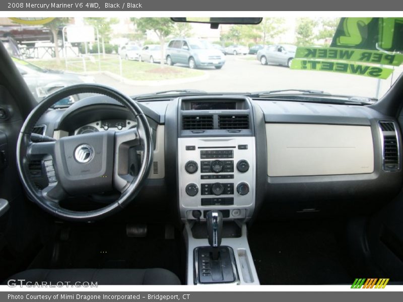 Black / Black 2008 Mercury Mariner V6 4WD