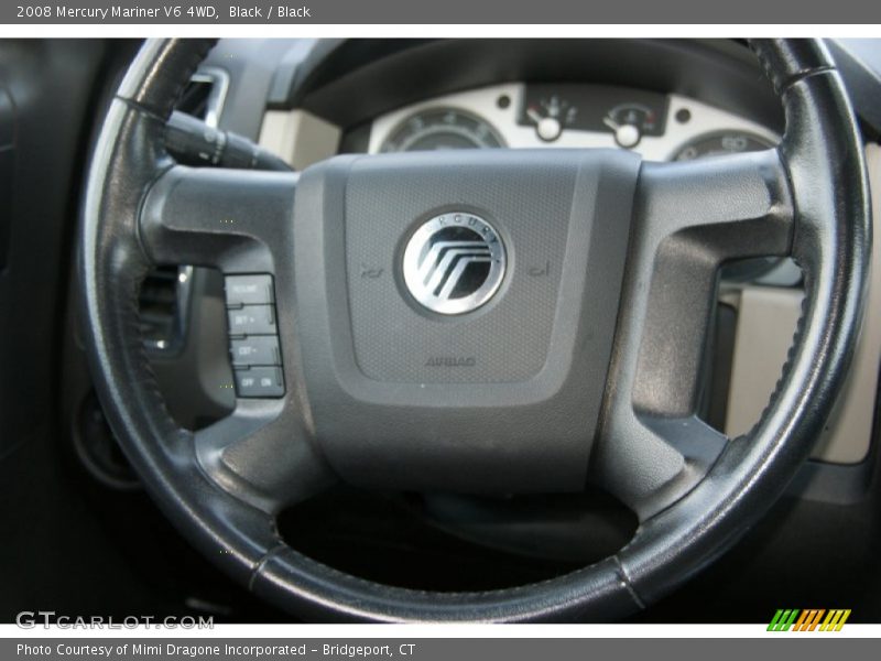 Black / Black 2008 Mercury Mariner V6 4WD