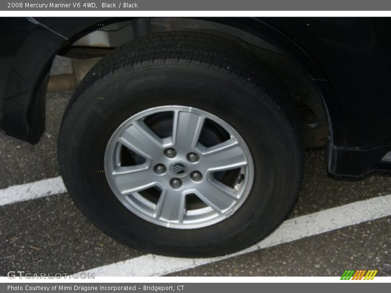 Black / Black 2008 Mercury Mariner V6 4WD