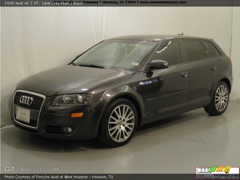 Lava Grey Pearl / Black 2006 Audi A3 2.0T