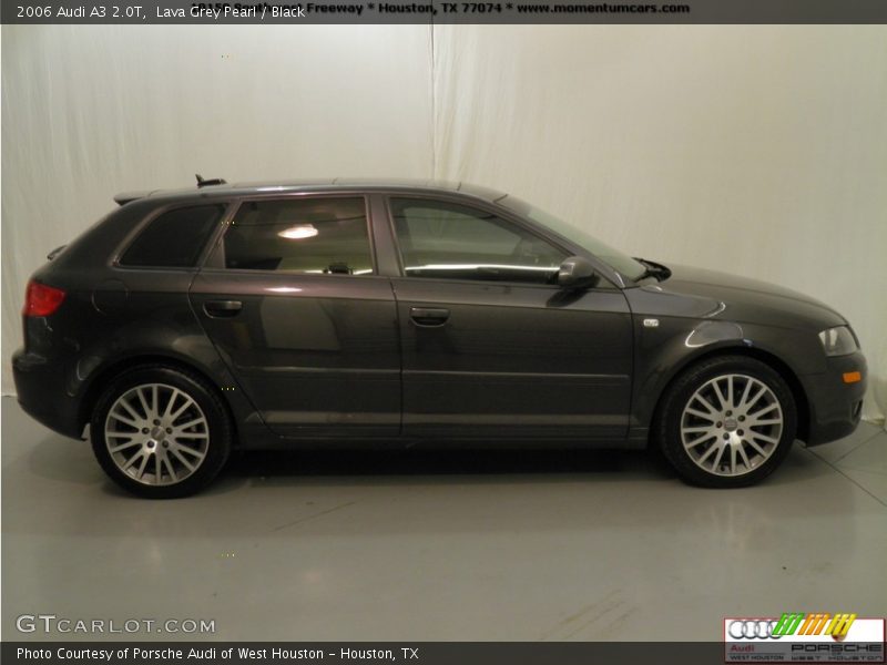 Lava Grey Pearl / Black 2006 Audi A3 2.0T
