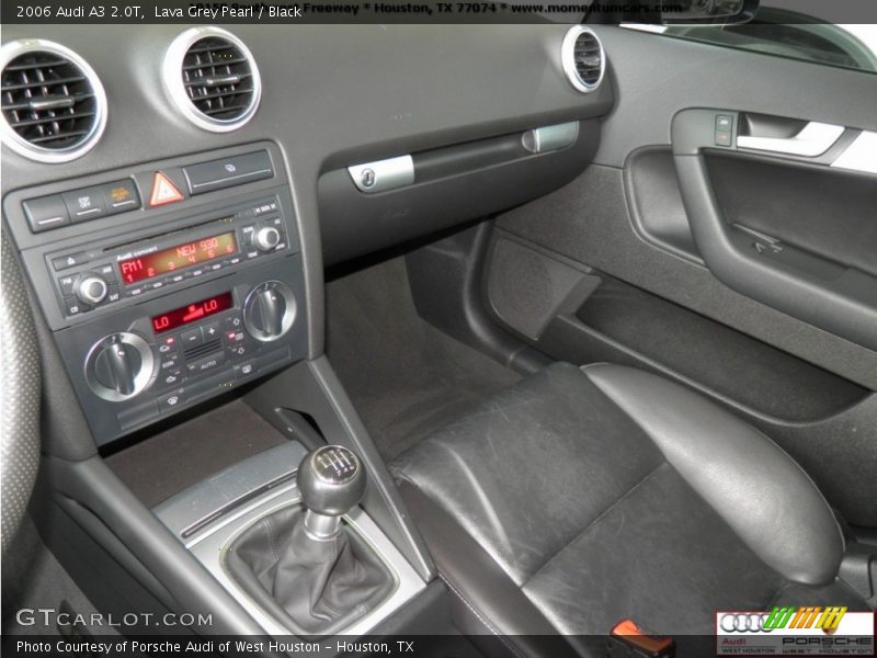 Lava Grey Pearl / Black 2006 Audi A3 2.0T