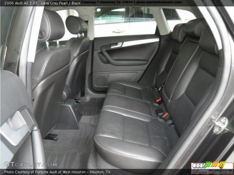 Lava Grey Pearl / Black 2006 Audi A3 2.0T
