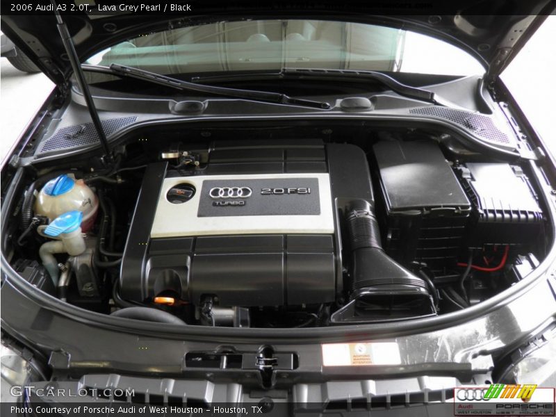 Lava Grey Pearl / Black 2006 Audi A3 2.0T