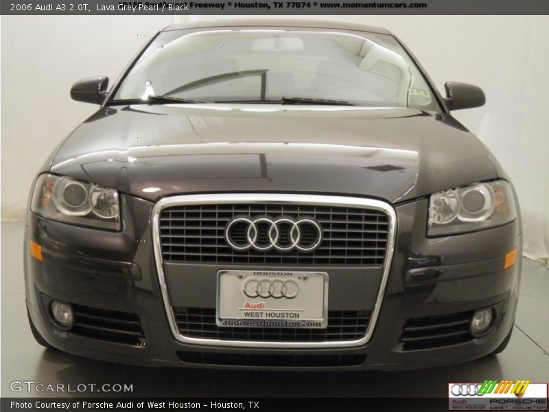 Lava Grey Pearl / Black 2006 Audi A3 2.0T