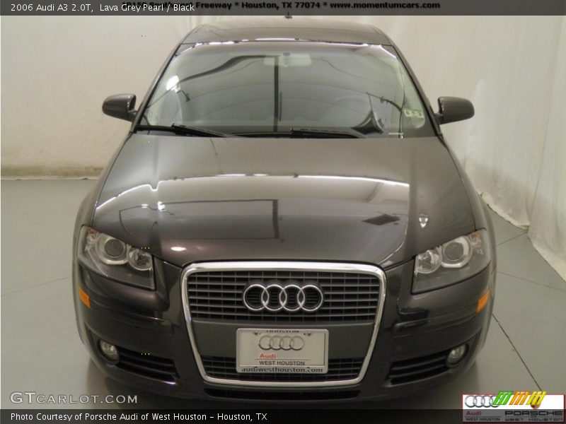 Lava Grey Pearl / Black 2006 Audi A3 2.0T