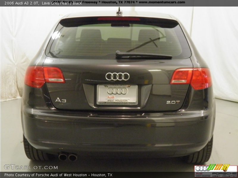 Lava Grey Pearl / Black 2006 Audi A3 2.0T