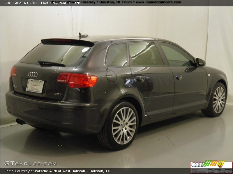 Lava Grey Pearl / Black 2006 Audi A3 2.0T