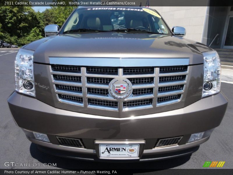 Mocha Steel Metallic / Cashmere/Cocoa 2011 Cadillac Escalade Luxury AWD