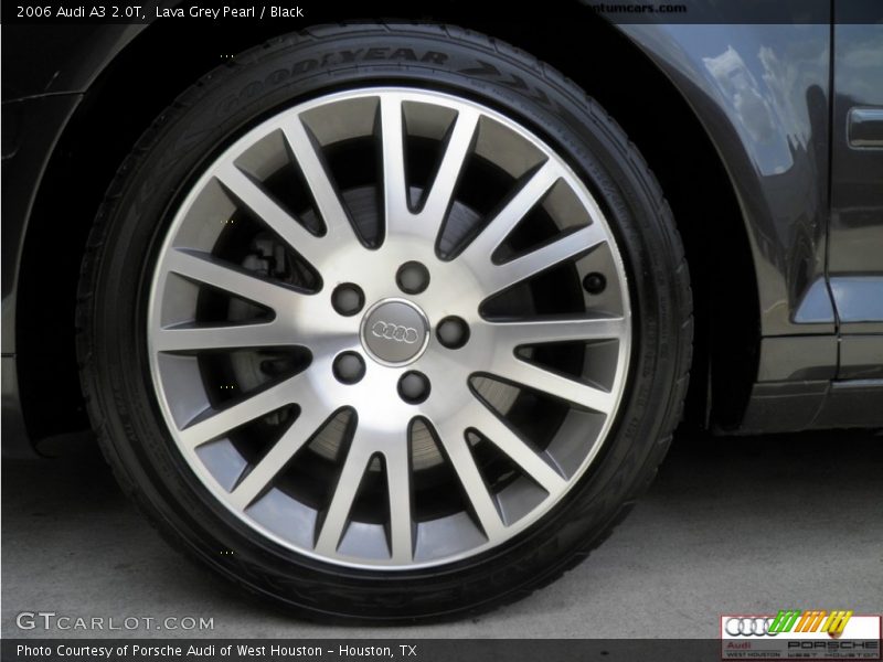 Lava Grey Pearl / Black 2006 Audi A3 2.0T