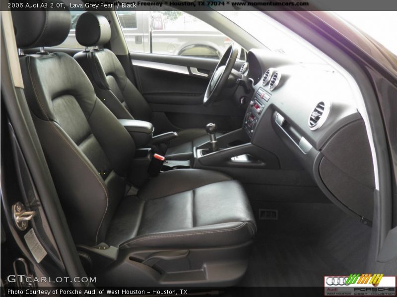 Lava Grey Pearl / Black 2006 Audi A3 2.0T
